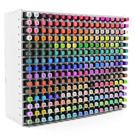 LOSADY 270-Slot Marker Holder with Adjustable Dividers, Marker Storage Organizer for Desk, Home, Office, Craft Room, and Classroom