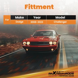 maXpeedingrods Front Strut Tower Brace for Dodge Challenger 2008-2023 Strong Dual Bar Design