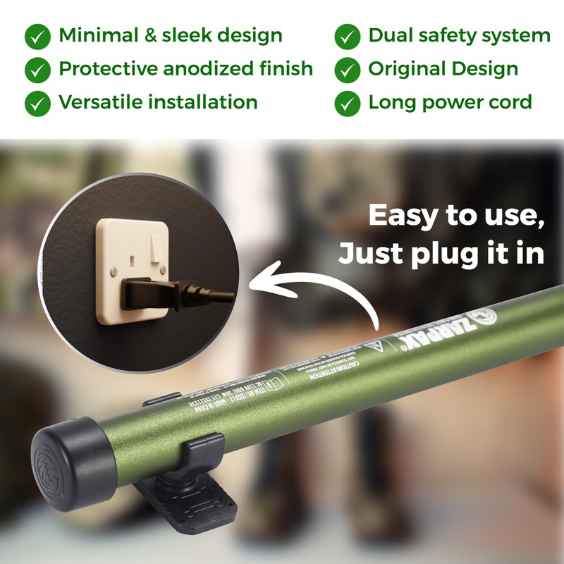 ZARPAX Gun Safe Dehumidifier Rod | Dehumidifier Rod For Enclosed