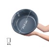 KADAX Matte Plastic Washing Bowl, Plastic Bowl, Round Washing Bowl,