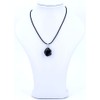 Taddart Minerals - Small Black Tumbled Stone Pendant Made from