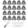 Resound Compatible Hearing Aid Domes Smoky Power Dome Ear Tips