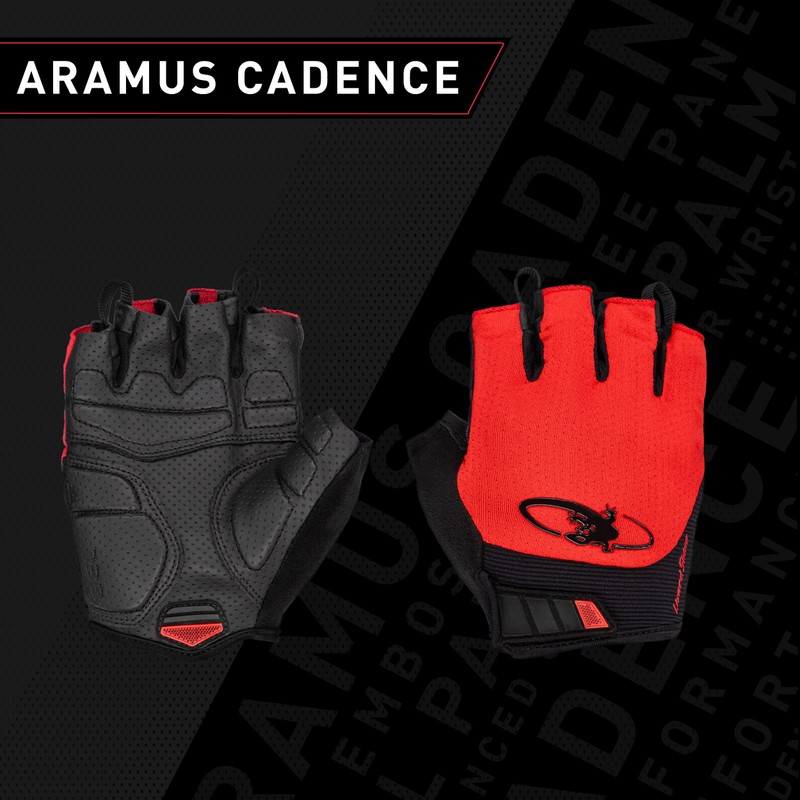 Lizard Skins ARAMUS Cadence Gloves, Red, 2XL