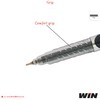 WIN 5 x 0.7mm Ball Point Pens Duke BLACK Premium