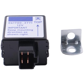 LSSOCH 12V Timer Relay 061700-3770 061700-3771 061700-3760 Compatible with Kubota B1550D B1550E B1750D BX1800D BX1850D BX1860 BX1870 F1900 G18 G2160 G23 L2900DT L3010DT L4200F Engine D722 D902