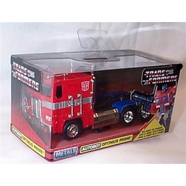 Jada T'RANSF0RMER'S G1 0ptimus Prime red/blue vehicle 1:32 scale diecast model