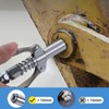 ALXBSONE Grease Gun Coupler, Double Handle Grease Nozzle Coupler, 10000