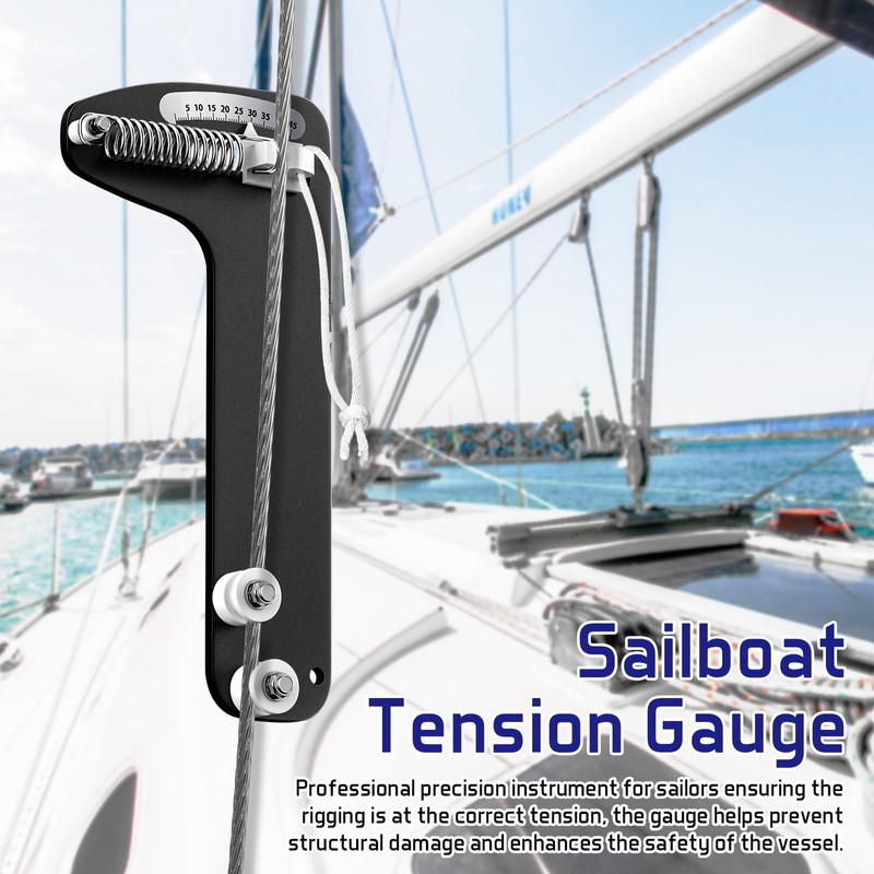 Sailboat Rigging Tension Gauge, PT-1M Professional Tension Gauge - Accurate