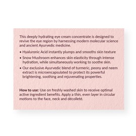 AVYA Hydroveda Moisturizer (1.7oz) - Advanced Ayurvedic Skincare/Hyaluronic Acid with Snow Mushroom/Soothes and Hydrates for Youthful Skin