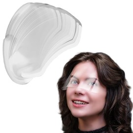 JYNVO Pack of 50 Transparent Soft Visor PET Eye Protection Hair Washing Shower Face Protection Eyelash Protection for Barber Hair Salon Hair Cutting Colouring Shampoo Eye Protection