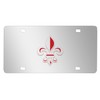 iPick Image Fleur-de-Lis FDL 3D Mirror Chrome Stainless Steel License