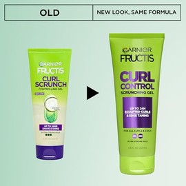 Garnier Hair Care Fructis Style Curl Scrunch Controlling Gel for Curly Hair, 3 Count