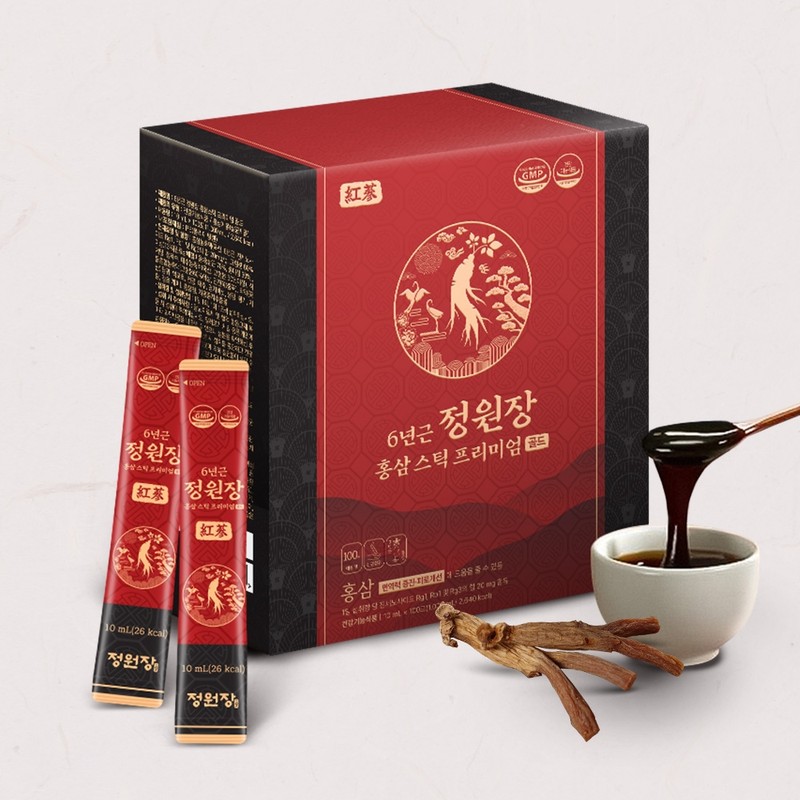 Wonjang Jeong 6-year-old red ginseng stick premium gold ginsenoside liquid
