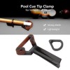 9 Balls Y-Shaped Billiards Pool Cue Tip Clip Clamp Fastener