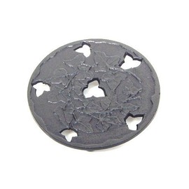 Nambu Ironware Trivet Vine Size: Diameter 4.3 x Height 0.6 inches (110 x 15 mm), Weight: 6.3 oz (180 g)