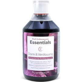 Prof. Grönemeyers Essentials "Intestinal and Digestion" - Intestinal Treatment, Colon Cleansing & Intestinal Building with 30 Billion Intestinal Bacteria, from Fermented Herbs & Plant Extracts