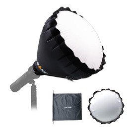 ZTIANFOTO Flynoodle Air Dome 40 Mini Inflatable Softbox, Soft Light Box for 8-10 cm Standard Cover Bowens Holders COB Video Light Flash, Portable and Foldable for Photography/Video/Live Streaming