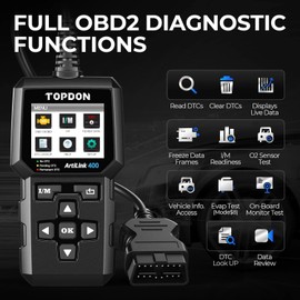 TOPDON ArtiLink400 OBD2 OBDII Car Diagnostic Scanner Reset Tool Code Reader