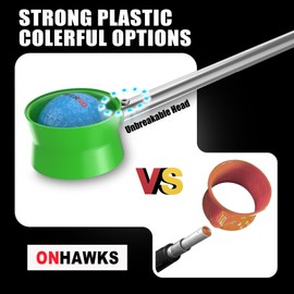 ONHAWKS Golf Ball Retriever for Water,Telescopic 12Ft/9Ft Stainless Steel Shaft Two-Sided Easy Pick Up Balls,Unbreakable Head Retriever Tool Golf Accessories Golf Gift for Men