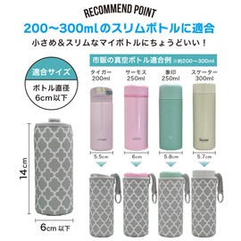 HAVIKA 2pcs Mini Bottle Cover Small My Bottle Protector 200ml 250ml 300ml Thermos Vacuum Slim Bottle Neoprene