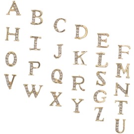 IWOWHERO 1set Alphabet Nail Charms Nail Art Decorations for Unique Manicure Designs and Enthusiasts