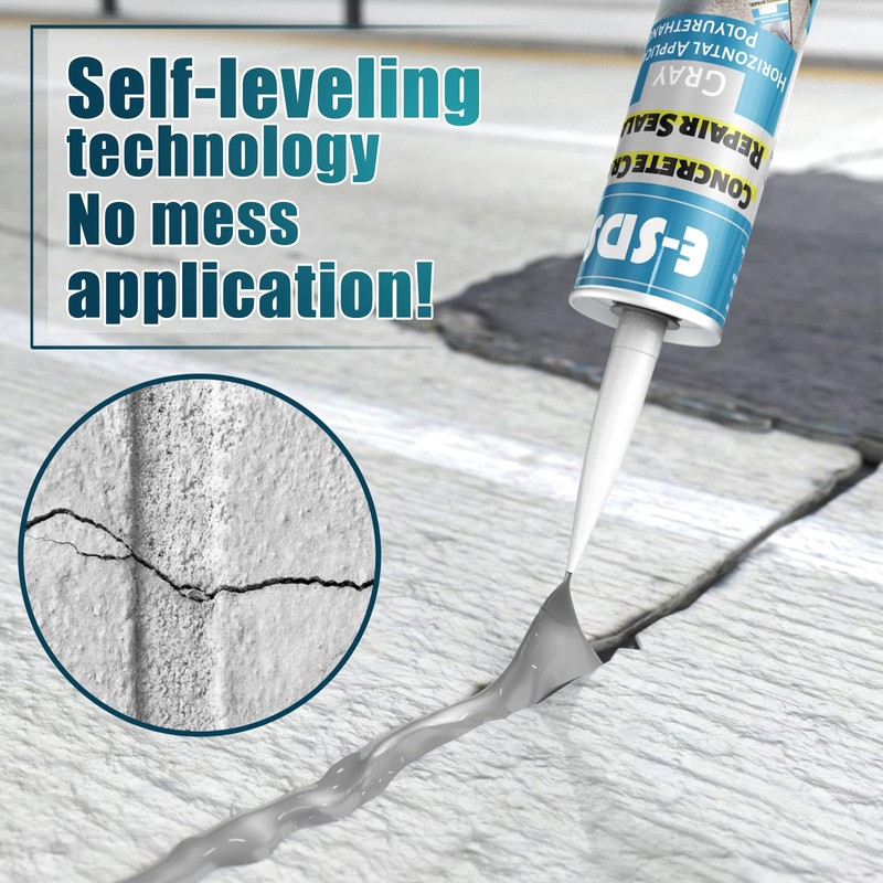 E-SDS Concrete Crack Filler and Sealant Self-Leveling, Polyurethane Construction Crack