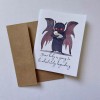Cryptic Paper Co Mothman Baby Shower Card, New Baby Card