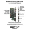 MST MIDI to CV Expander PCBs, Panel and IC
