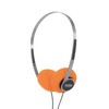 Koss x Retrospekt P/21 Retro On-Ear Headphones, Retro Orange Foam,
