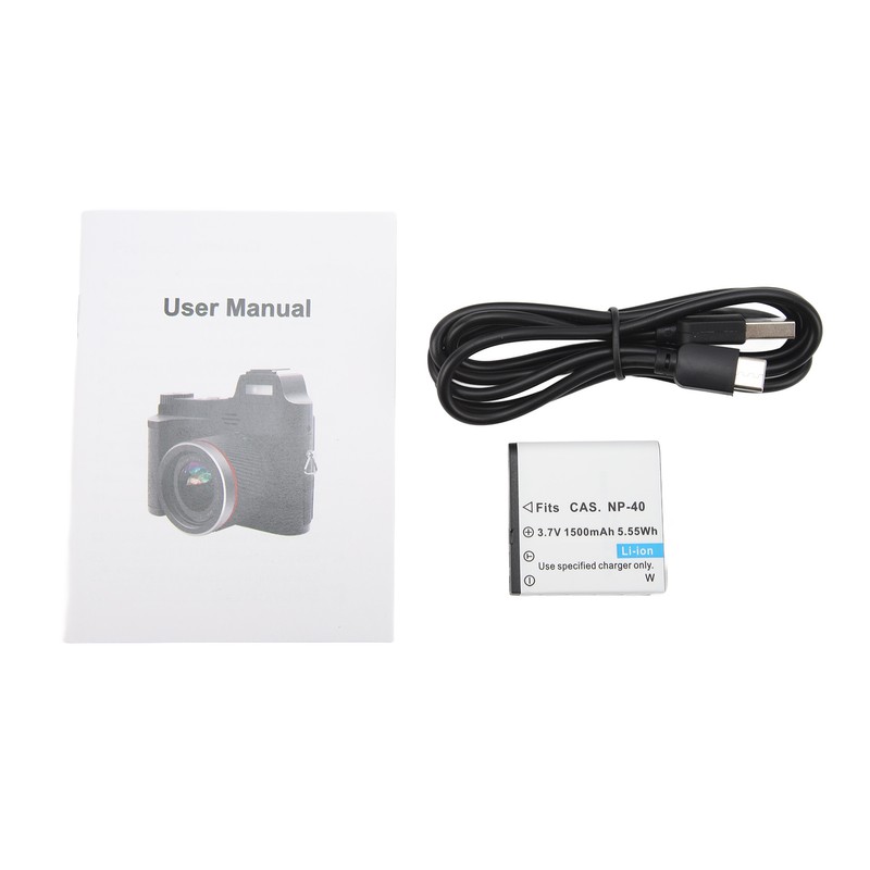 4K Digital Camera 48MP Manual Focusing Retro Anti Slip Pattern