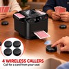 360° Automatic Card Shuffler and Dealer, 5200mAh Rechargeable Poker Dispenser
