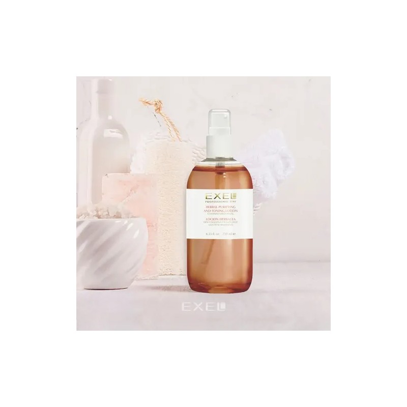 Loción Herbácea con Hamamelis Exel tonico skincare skin care agua