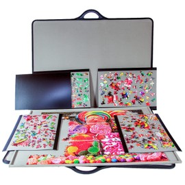 jigthings – Jigsort 1500 – Jigsaw Puzzle Board with Carry Case for Puzzles up to 35.5" x 25.5". Saves and Stores Most 1500 Piece Puzzles
