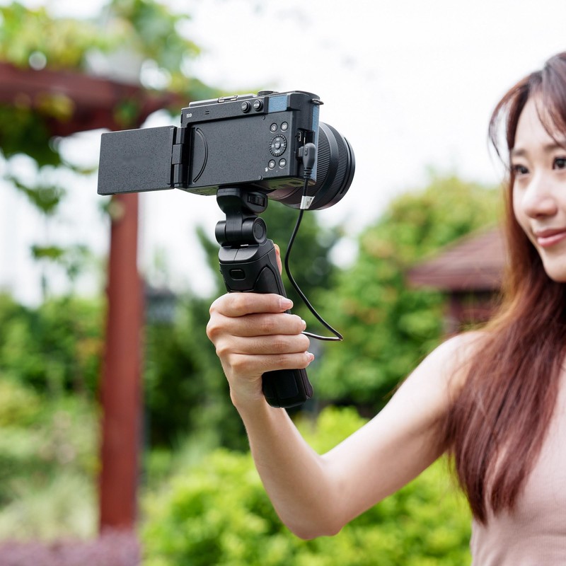 JJC Remote Shooting Grip & Travel Desk Tripod for Panasonic