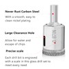 Glass Drill Bit Set, 3 pcs Diamond Drill Bits Hole