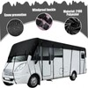HFKJway Rv Cover for Roof - 210D Oxford Cloth, Wind,