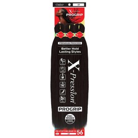 Outre X-Pression Braid - Pro Grip - Pre Stretched Braid 56" 3X (1 Pack, AMBER)