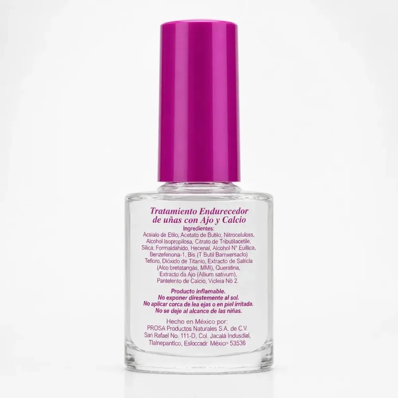 Prosa Endurecedor Para Uñas Con Ajo Y Calcio, 15 Ml