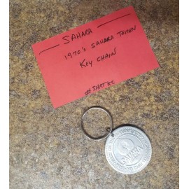 USA VINTAGE SAHARA TOKEN 70's LAS VEGAS KEY CHAIN TOKEN #SHRTKC
