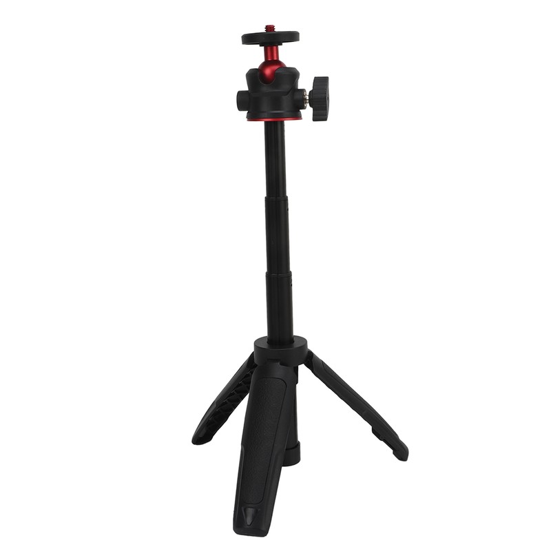 Desktop Camera Tripod with Non Slip Silicone Pad Multifunctional 1/4in
