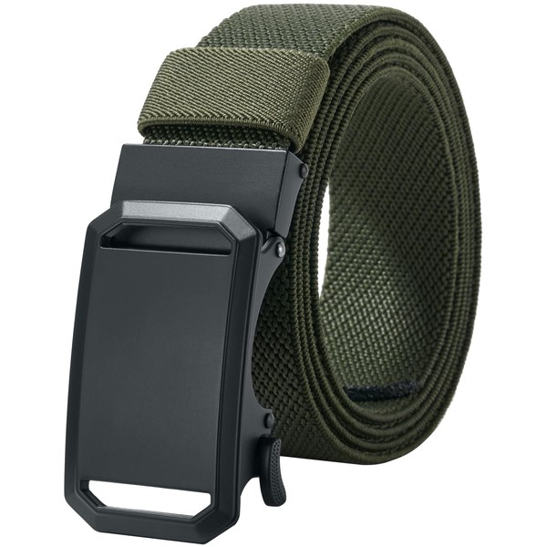 LionVII Elastic Ratchet Belt with Automatic Buckle, Adjustable and Stretchable,