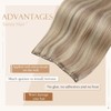Sunny Hair Beaded Weft Hair Extensions Human Hair 50G Micro