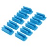 10pcs Adhesive Pen Holder Multipurpose Elastic Flexible Silicone Pencil Holder