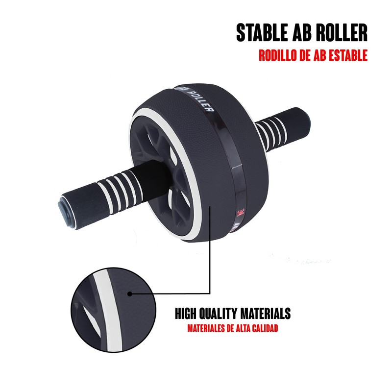 Calma Dragon 2 in 1 Home Exercise Set, Abdominal Roller,