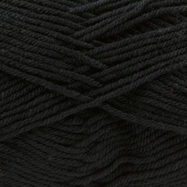 Grundl 2676-27 100 g Happy Knitting Yarn Ball, Black