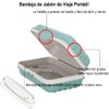 HAKUKU Jabón de Viaje, Bandeja de Jabón de Baño Portátil