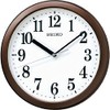 Seiko Clock KX256B Wall Clock, Brown Metallic, Diameter 11.0 x