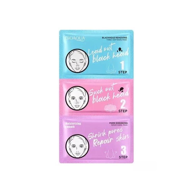 Bioaqua Set De 5 Mascarillas Bioaqua Tiras Puntos Negros 3