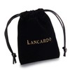 Lancardo Small Wristwatch for Women: Analog Quartz Square Leather Strap