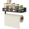 Paper Towel Holder Wall Mount for Kitchen, One-Handed Tear, Bathroom